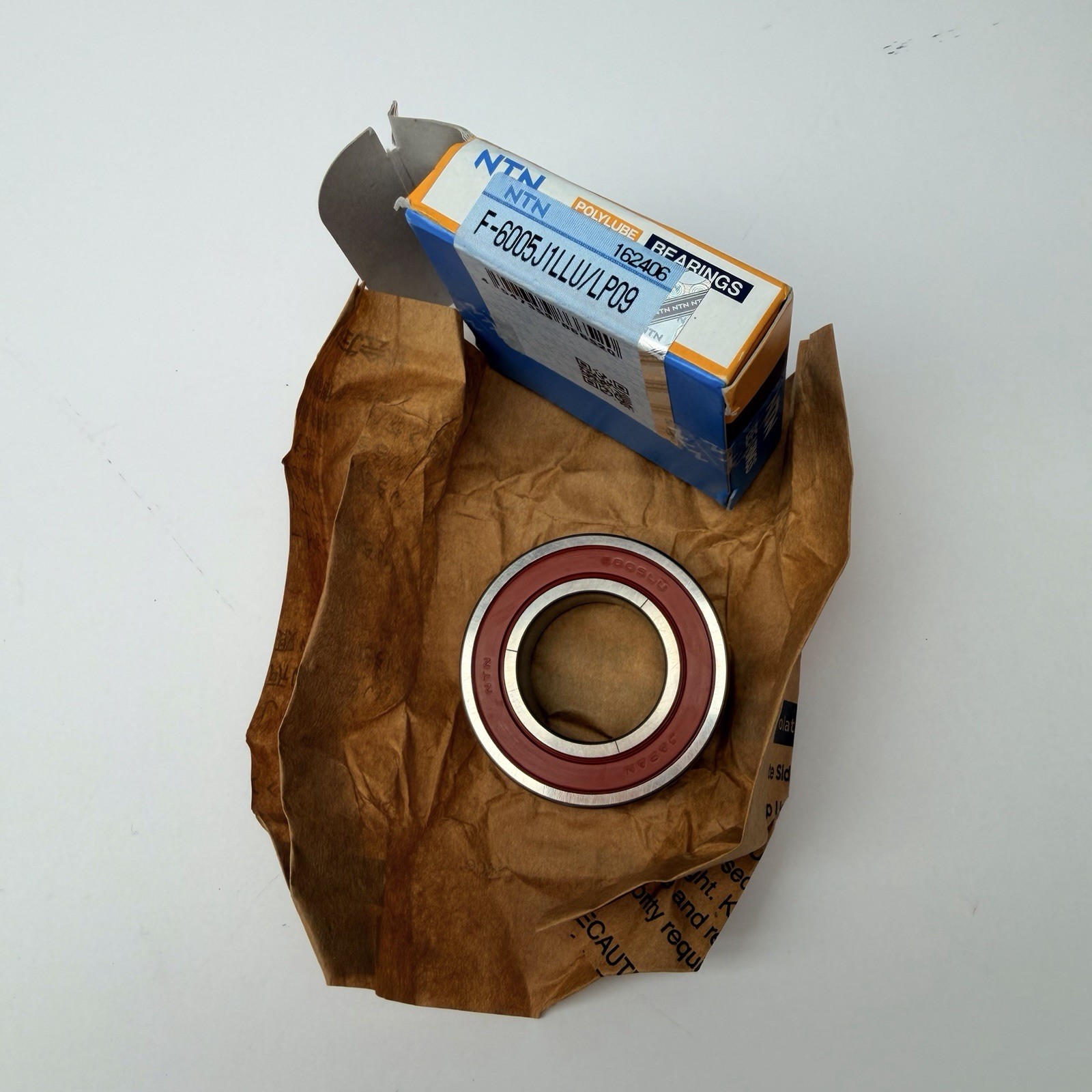 NTN F-6005LLU/LP09 Radial/Deep Groove Ball Bearing, Made in Japan