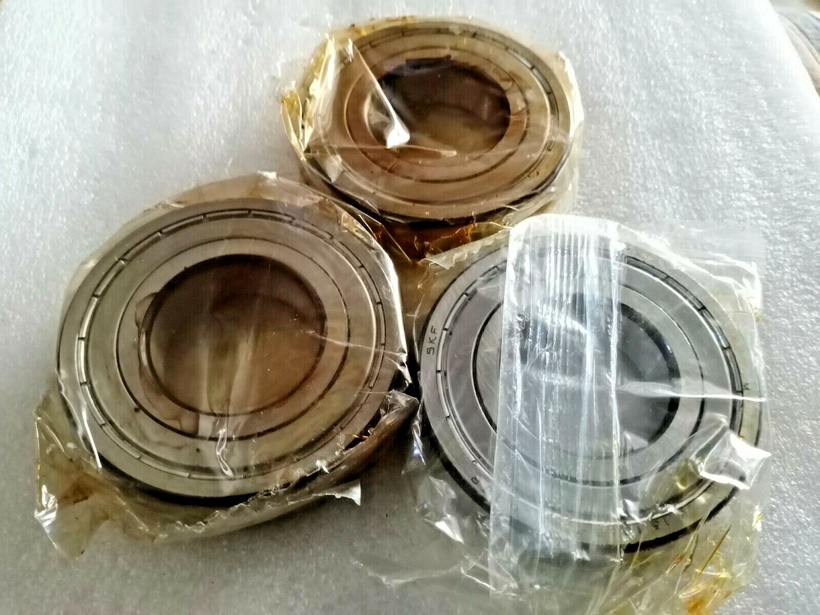 6207 ZZ Single Row Deep Groove Ball Bearing 35x72x17 MM SKF MALAYSIA Lot Of 3 Pc