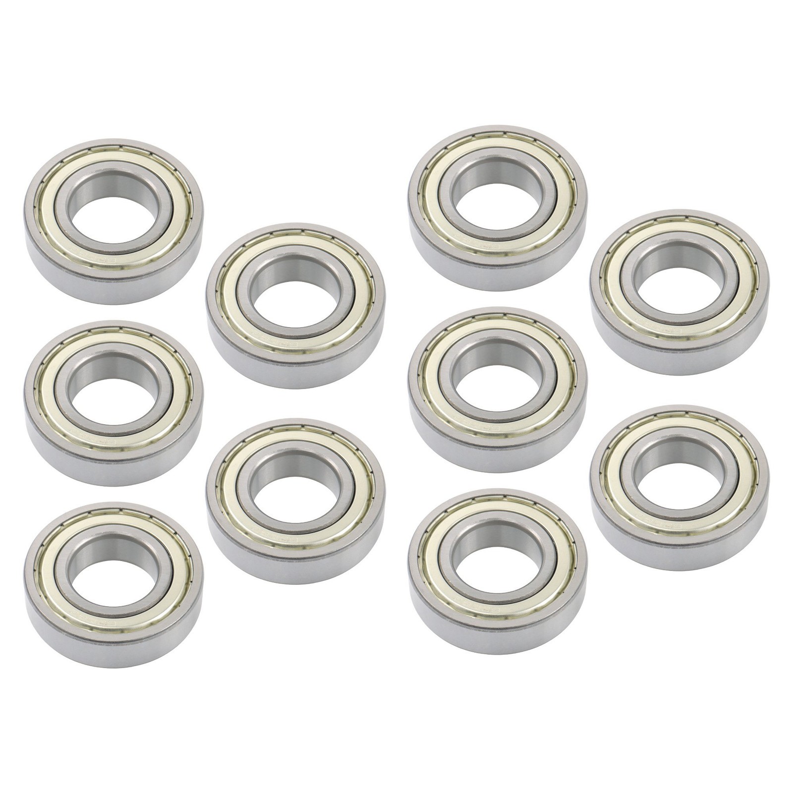 6206-ZZ Ball Bearing 30x62x16mm 10 Pcs Premium Metal Shielded Deep Groove