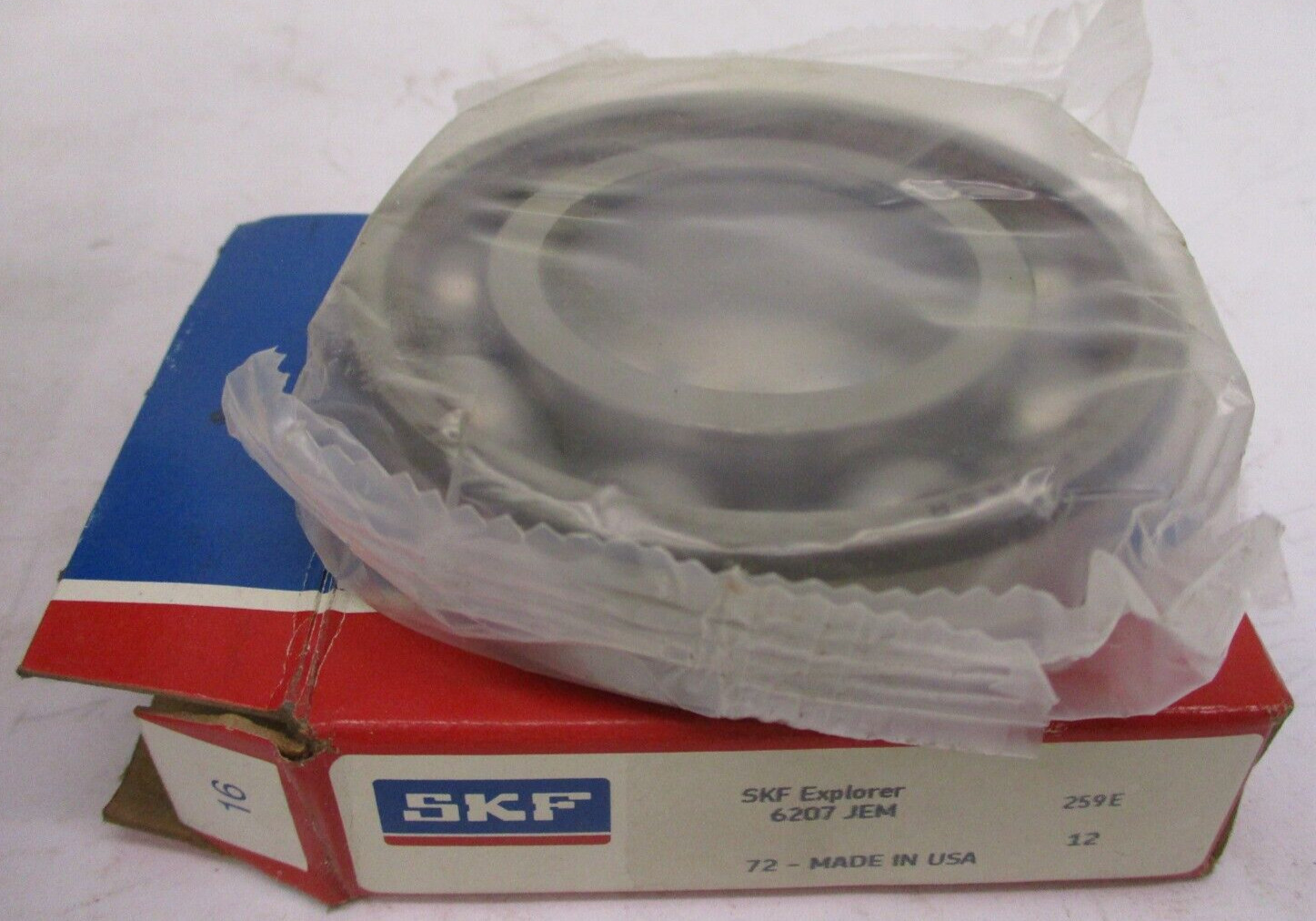 SKF Explorer 259E Bearing 6207 JEM Lot of 2 Pieces A4800AES