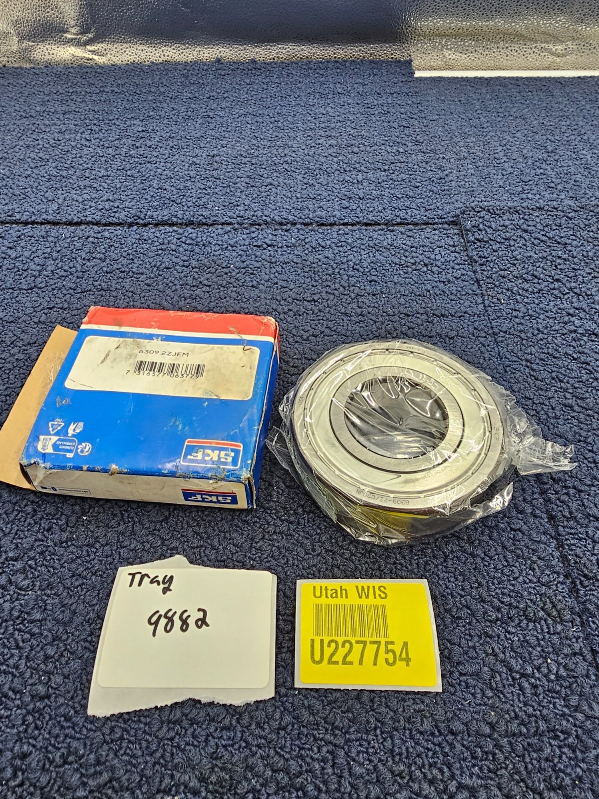 SKF 6309 2ZJEM: Single Row Shielded Deep Groove Radial Ball Bearing