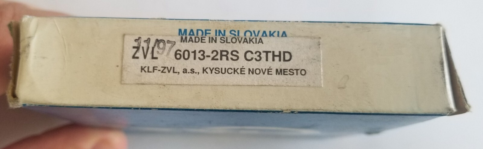 ZKL 6013-2RS C3 THD Sealed Ball Bearing