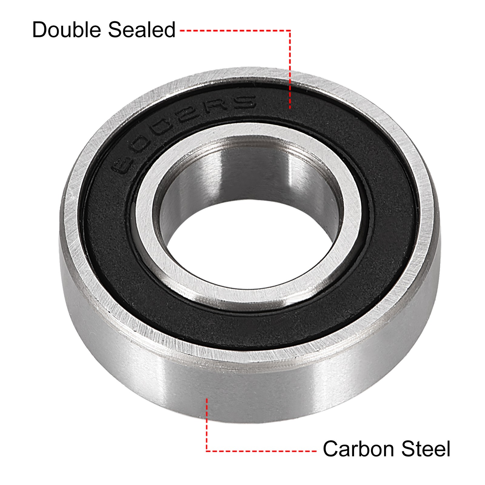 10pc 6002-2RS Ball Bearings Double Sealed 15mmx32mmx9mm High Carbon Steel Z1