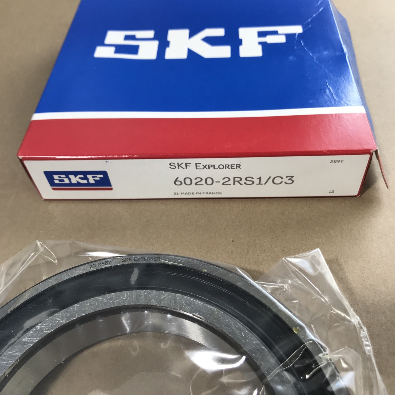 SKF 6020-2RS1/C3 Explorer BALL BEARING Brand New