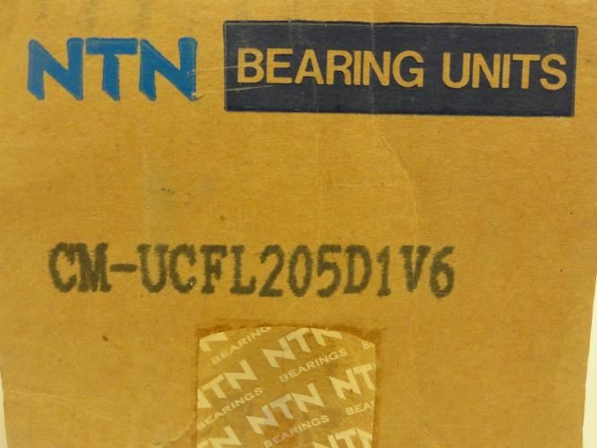 207831 New-No Box; NTN CM-UCFL205D1V6 Flange Mount Bearing Assy 25mmID; 2-Bolt