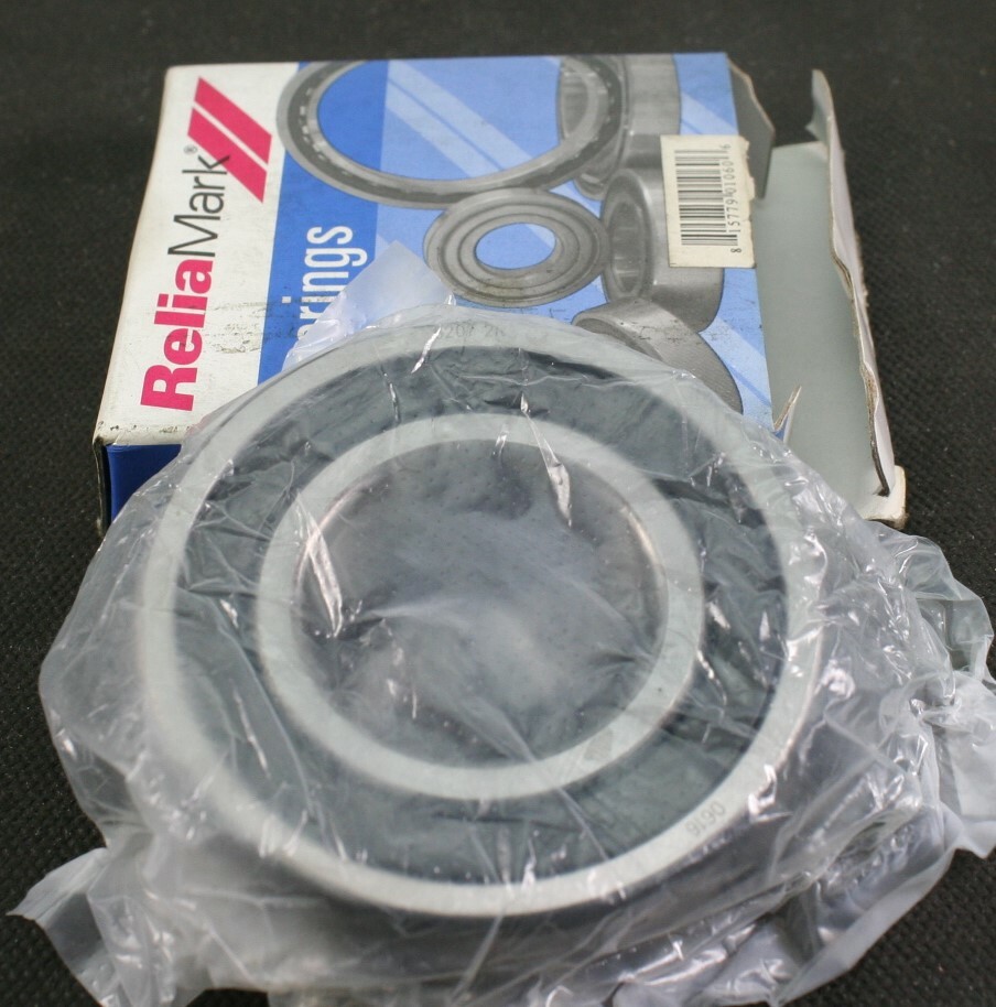 One (1) ReliaMark 6207 2RS C3 Deep Groove Bearing 35MM ID China NEW