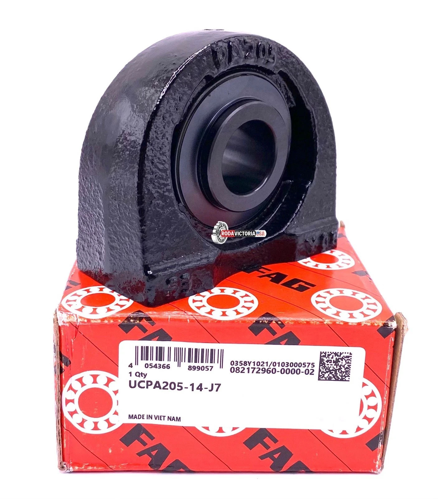 FAG UCPA205 14 J7 Housing and Bearing UC205-14 + PA205-J7 22.23x84x38 mm