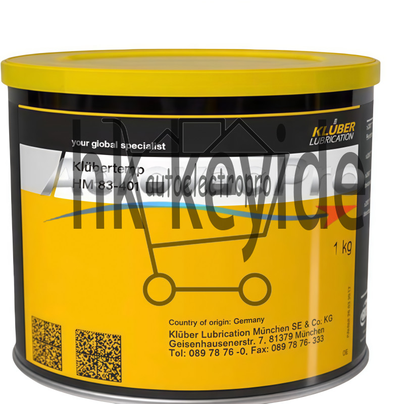 1Pcs New KLUBER Lubrication Klubertemp HM 83-401 Grease 1Kg (2.2 LB)