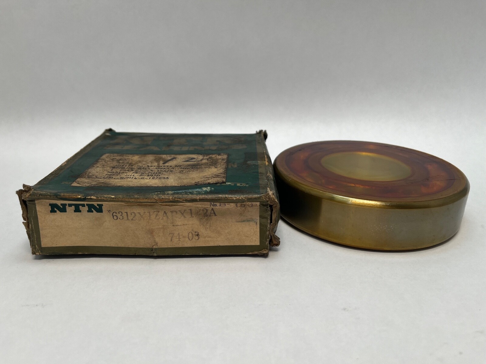 NTN 6312X1ZAPX12A Bearing Single Metal Seal 60x130x31 mm 6312-X1-ZA-PX1-2A Japan