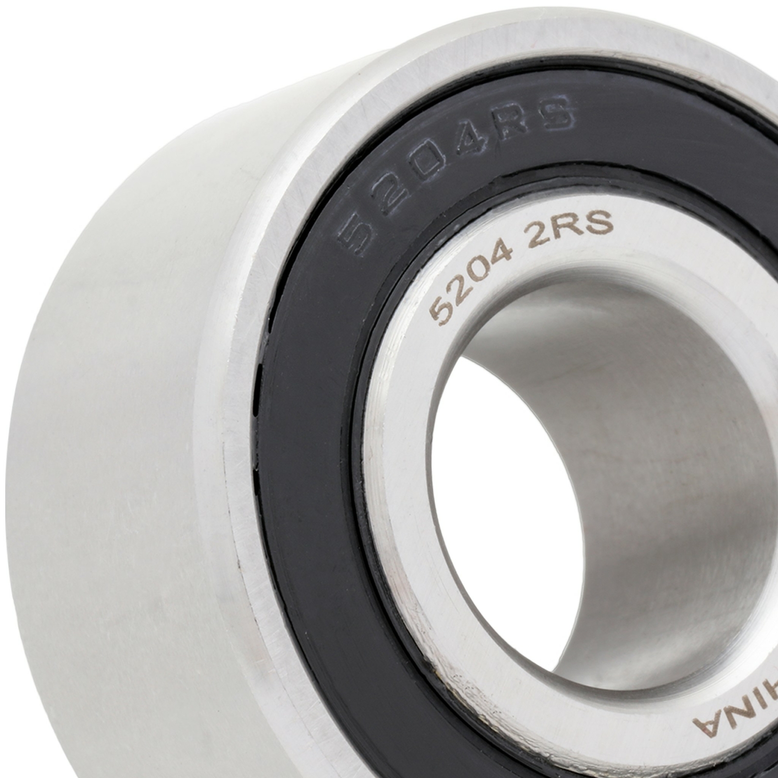 [Qty.2] 5204-2RS Angular Contact Ball Bearing [20mm Bore X 47mm ID X 20.6mm W]