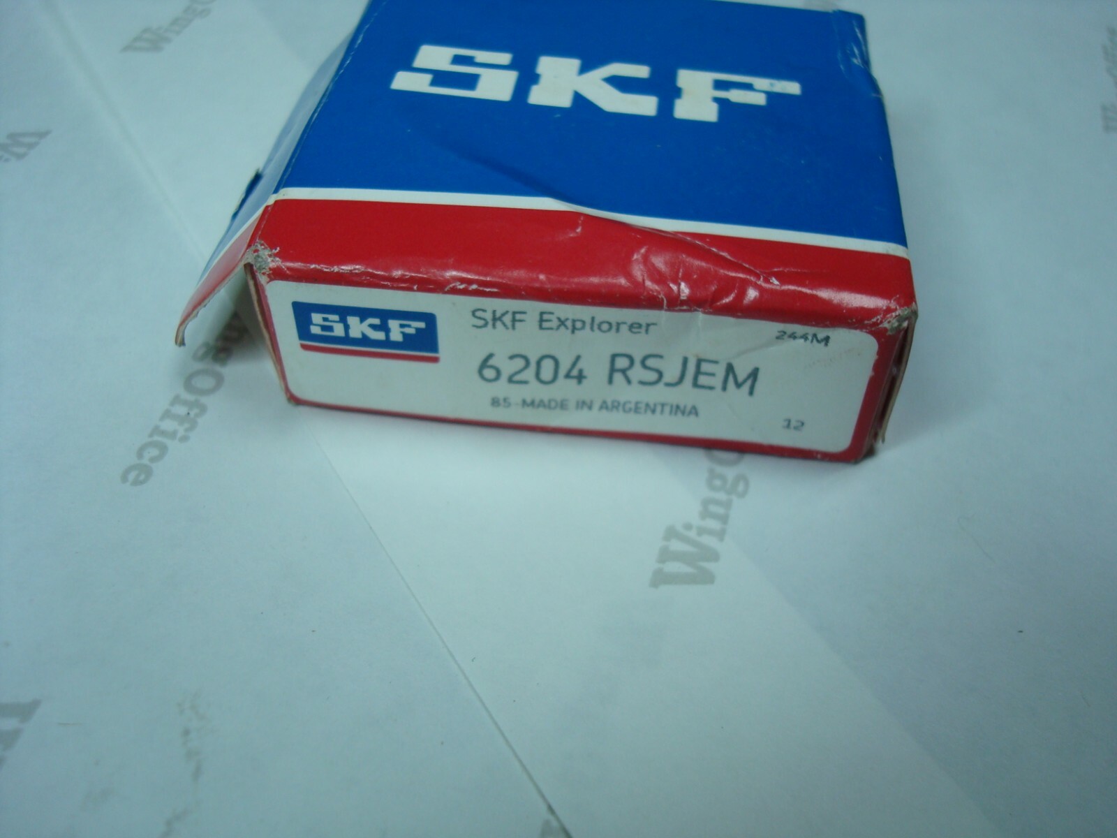 SKF 6204-RSJEM SINGLE ROW BALL BEARING 20mm BORE NIB