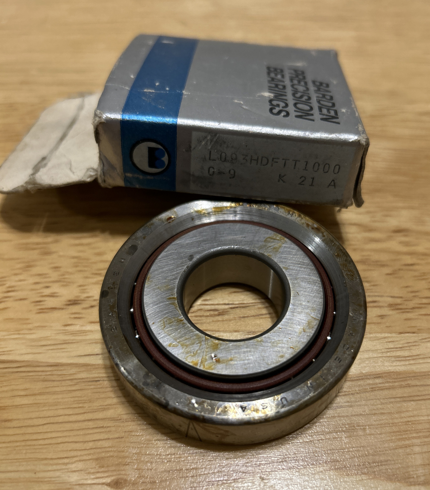 Barden L093H Angular Contact Bearing Ballscrew Support L093HDFTT1000