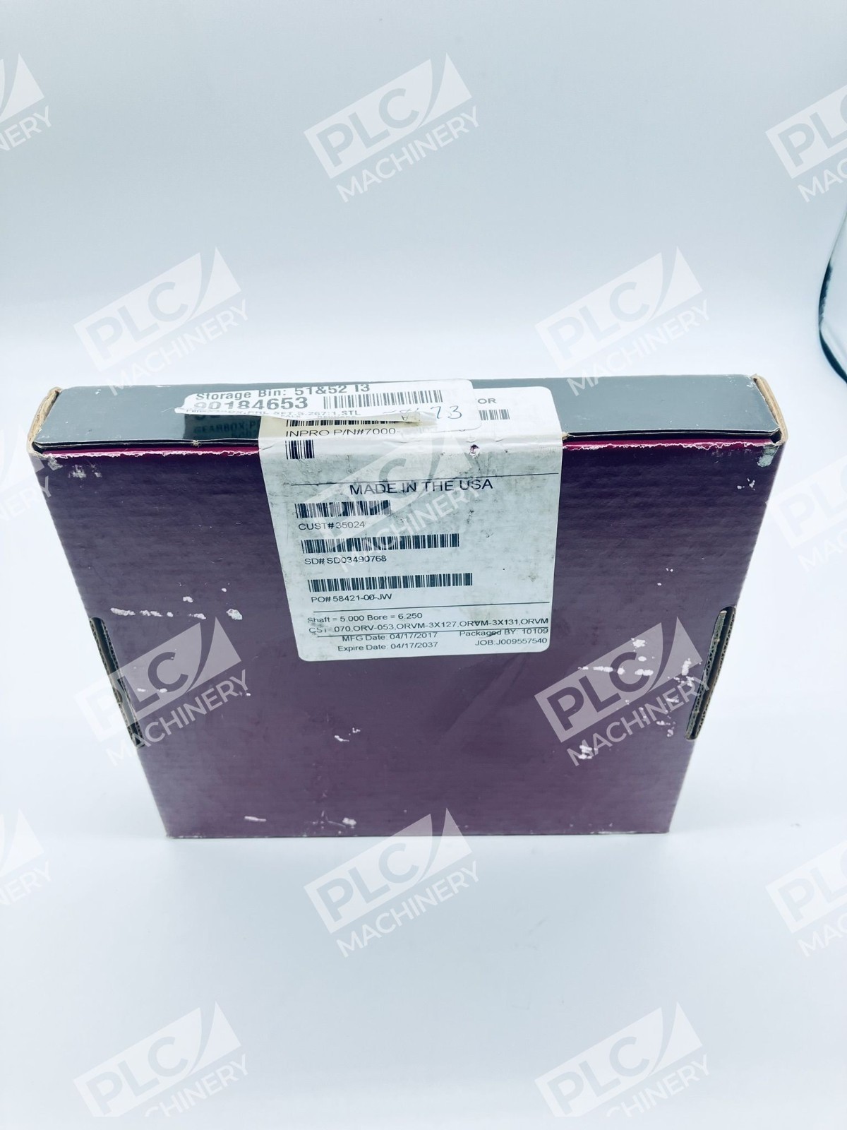 Inpro/Seal 7000 Gearbox Bearing Isolator Sealed 2100Y1B Shaft 5.00 Bore 6.250