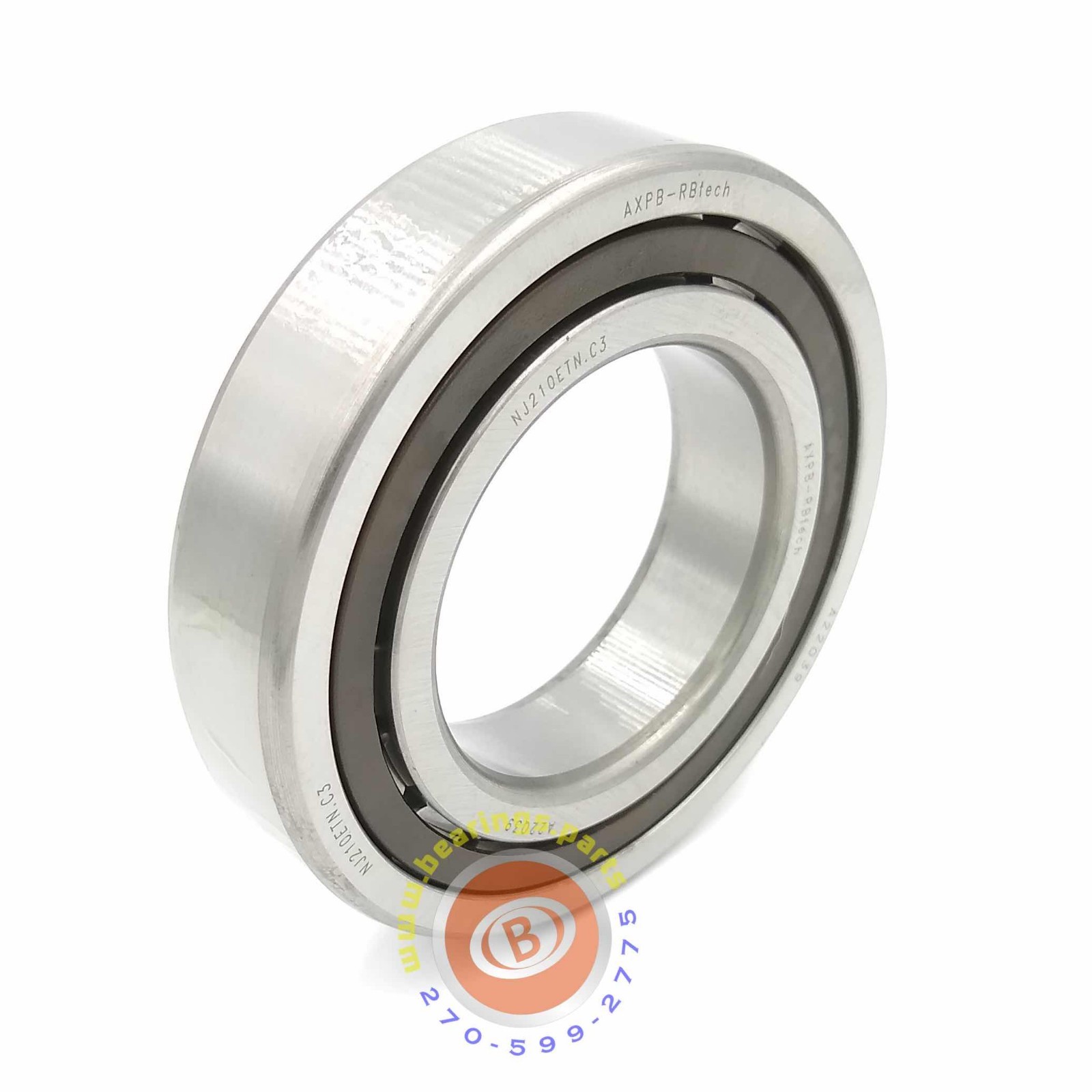 AXPB/RBTech Cylindrical Roller Bearing NJ210ET C3