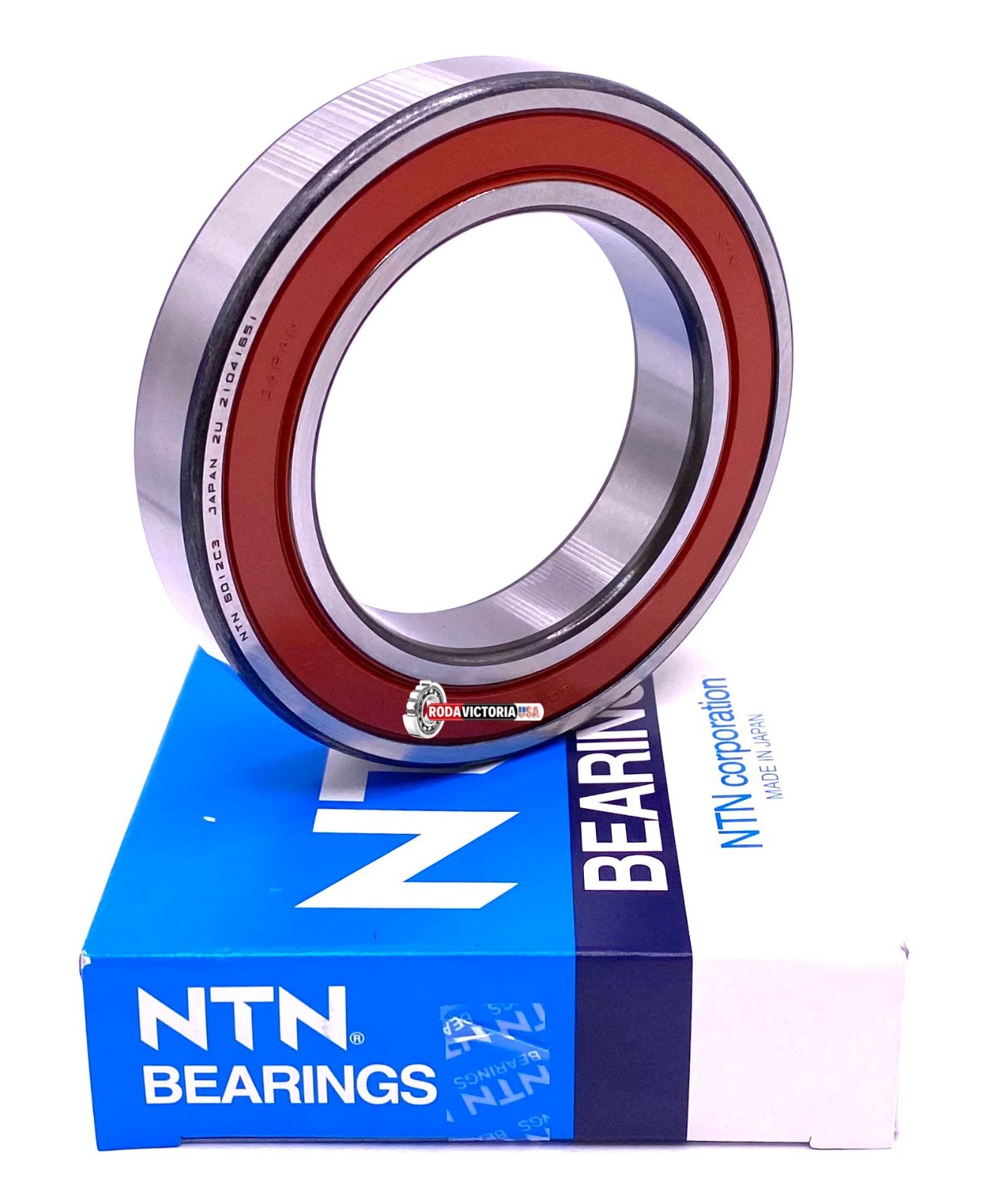 NTN Japan 6012 LLU C3 Deep Groove Ball Bearing, Rubber Sealed 60x95x18 mm