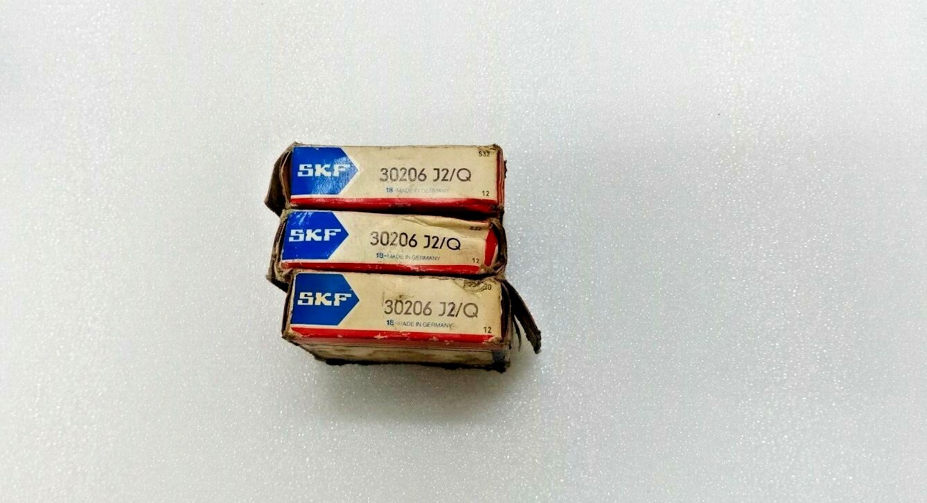 30206 J2/Q Roller Wheel Taper Bearings 30x62x17.25mm NEW SKF 30206J2/Q LOT OF 3