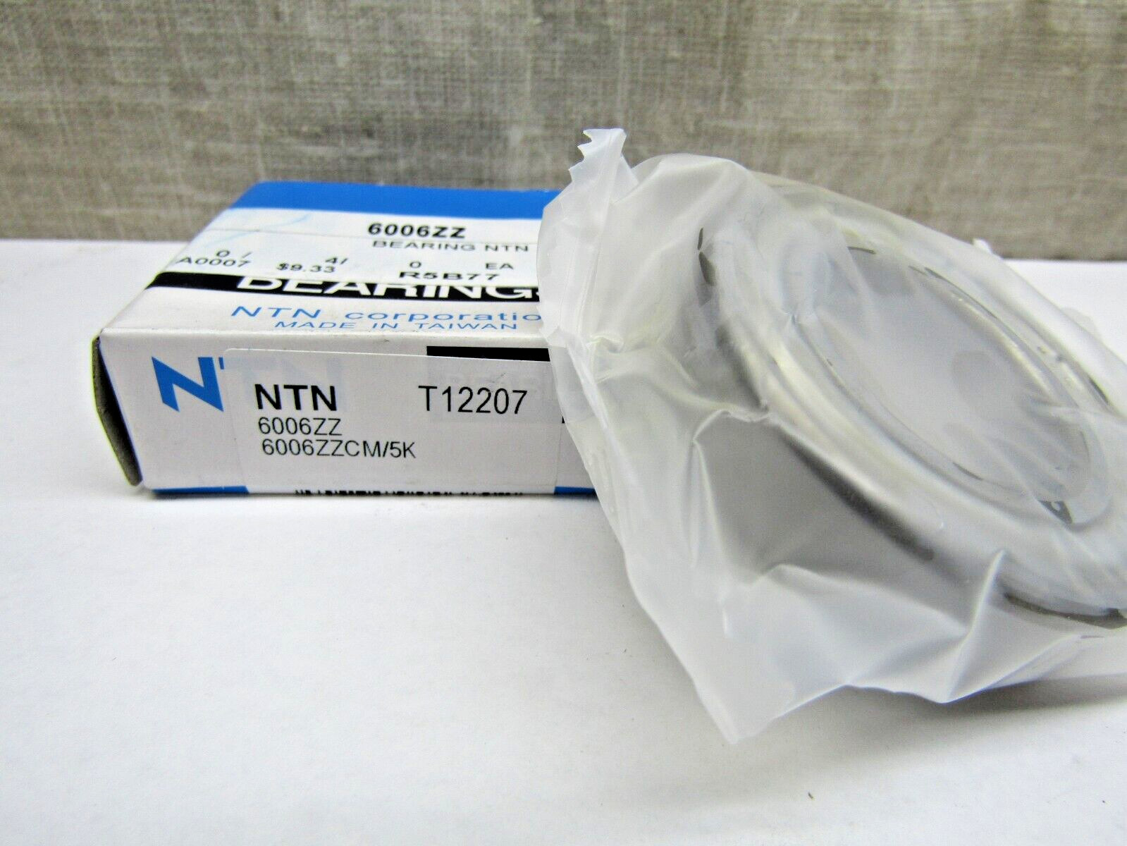 NTN 6006-ZZ 30mm X 55mm X 13mm Shielded Bearing