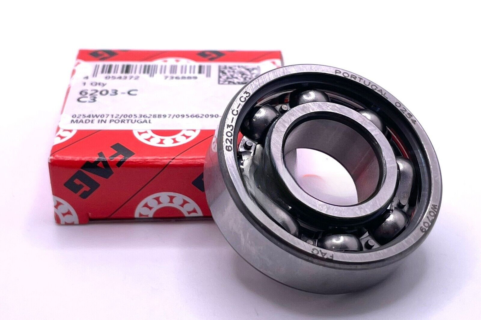 FAG 6203 C3 Deep Groove Bearing 17 x 40 x 12mm OPEN NO SEALS 6203 C C3