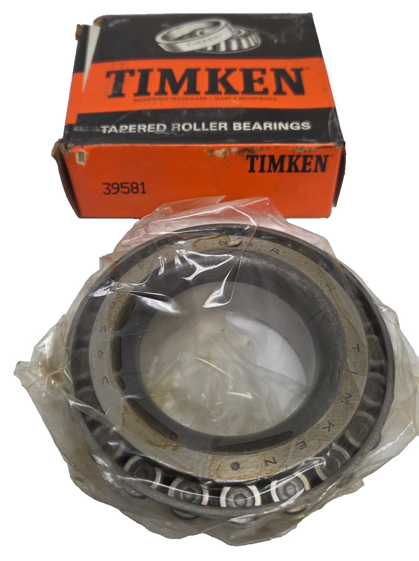 Qty5 39581 Tapered Roller Bearing Cones – Timken, Koyo, & Bower – 57.15mm Bore