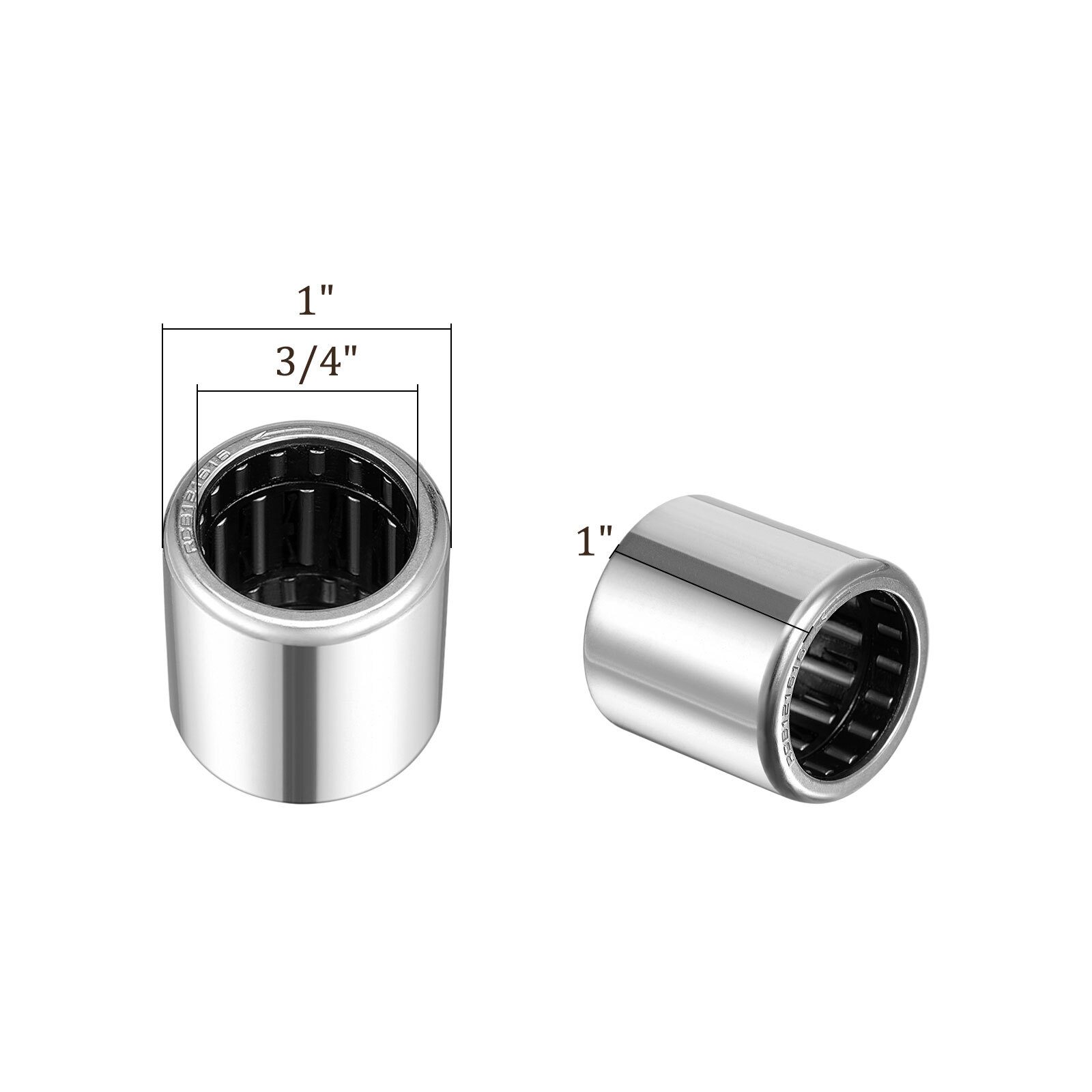 2pcs RCB121616 Needle Roller Bearings 3/4″x1″x1″ One Way Clutch
