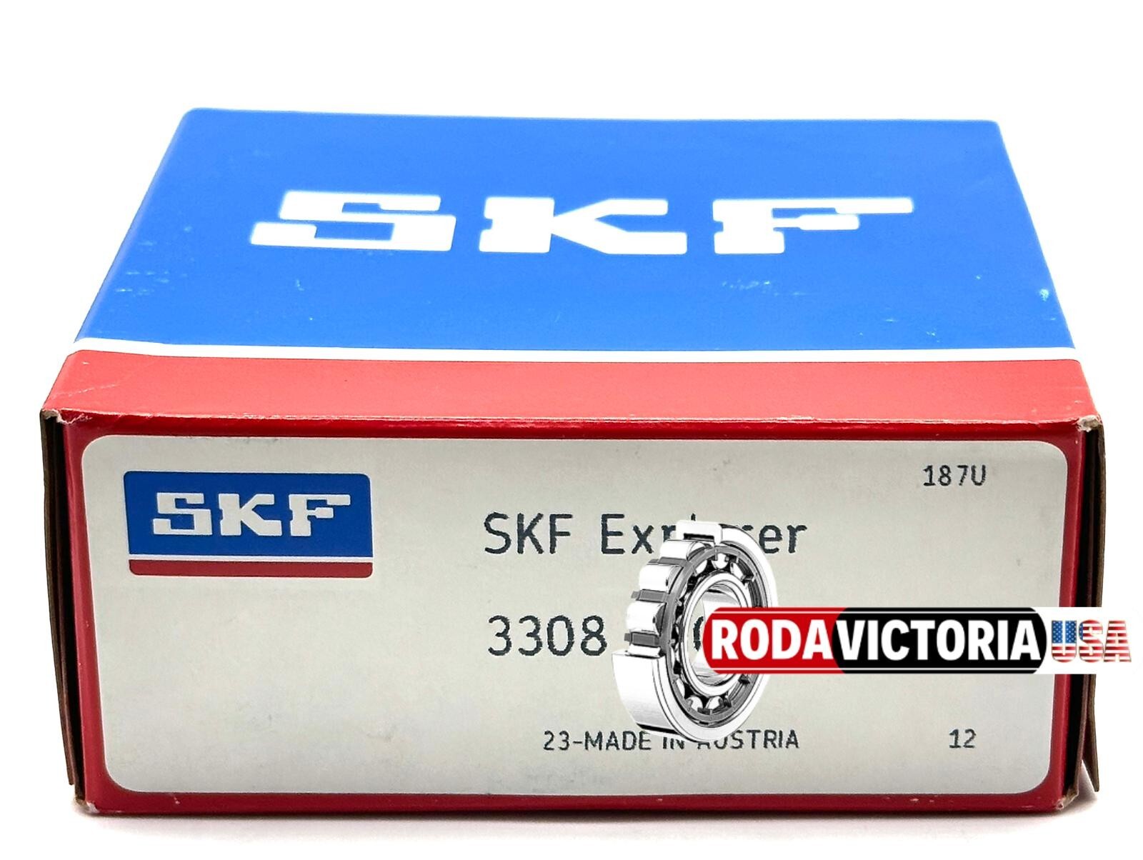 SKF 3308 A ANGULAR CONTACT BALL BEARING, OPEN, NO SEALS 40x90x36.5 mm