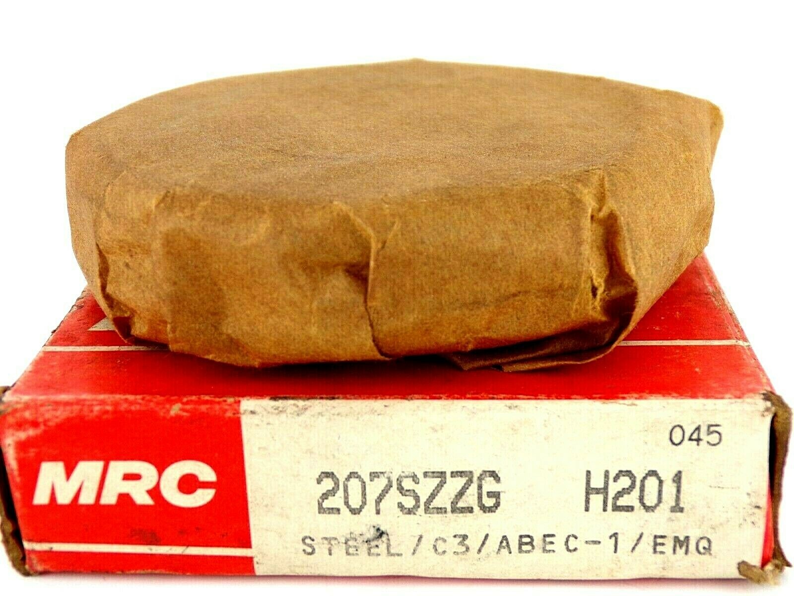 NEW MRC 207SZZG-H201 Steel/C3/ABEC-1/EMQ Sealed Bearing, 207SZZG