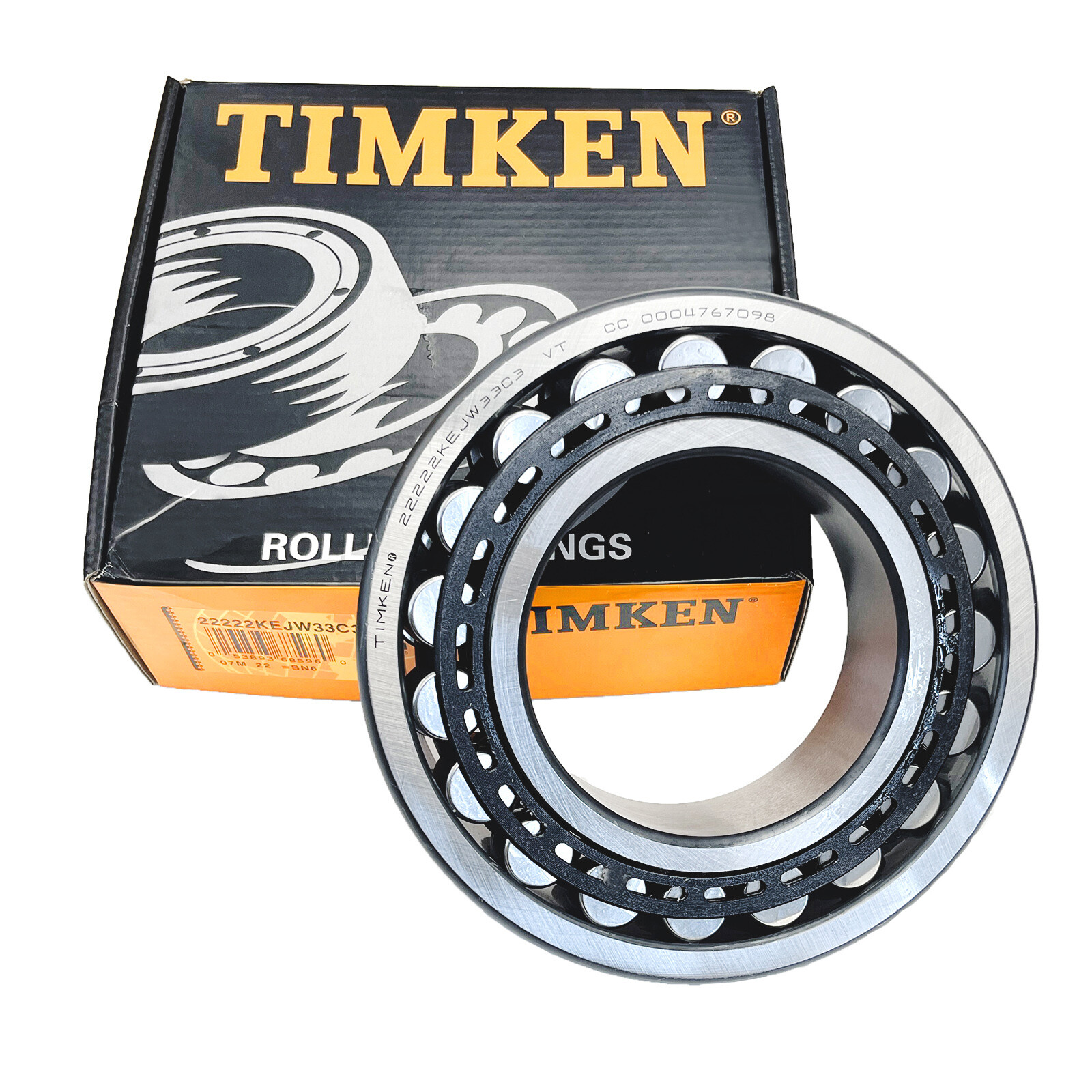 22222KEJW33C3 For TIMKEN Spherical Roller Bearing 110 x 200 x 53mm