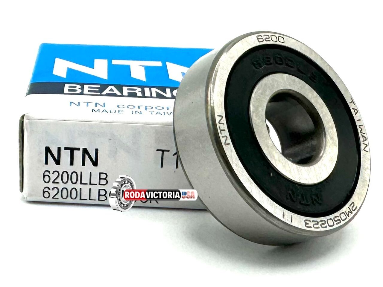 NTN 6200 LLB C3 BALL BEARING, RUBBER SEALED 6200 2RS 10x30x9mm
