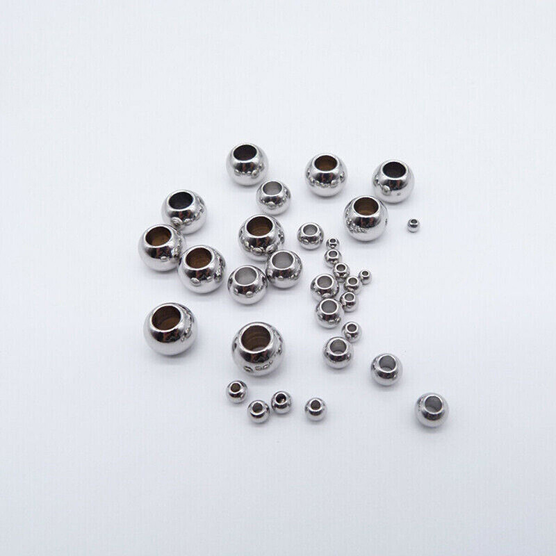 Stainless Steel Ball Bearing Open Hole Spacer Bead Smooth Ball Diameter 2mm-60mm