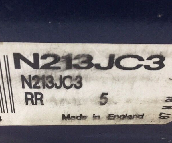RHP N213JC3 Cylindrical Roller Bearing 65mm ID X 120mm OD X 23mm W N213C3