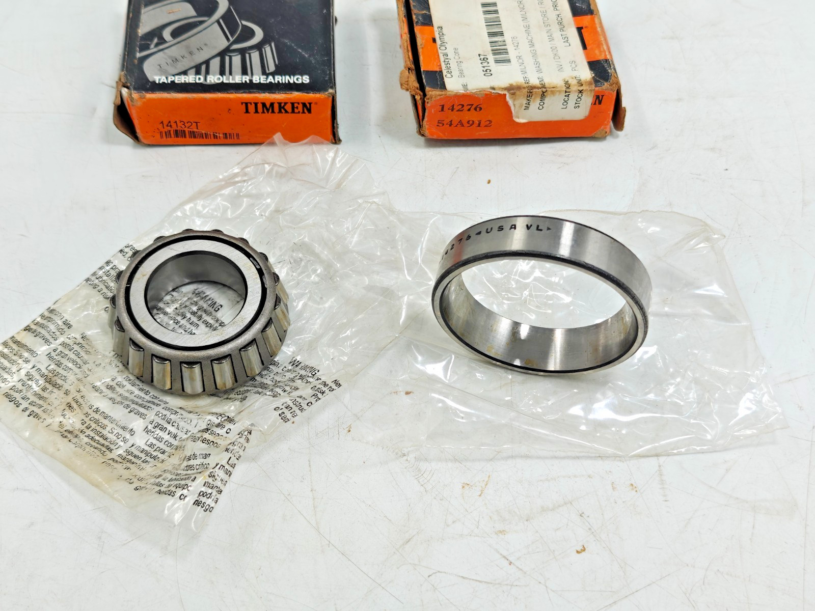 14132T / 14276 Timken Tapered Roller Bearing Cone&Cup Timken 14132T – 14276 USA