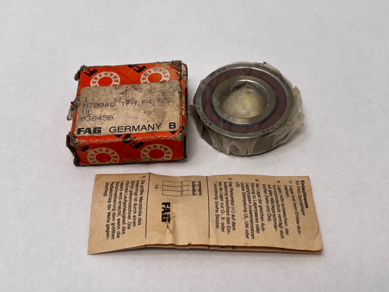 FAG B7004C.TPA.P4S.UL Bearing 20x42x12 mm 7004C B-7004-C-TPA-P4-K5-UL Germany
