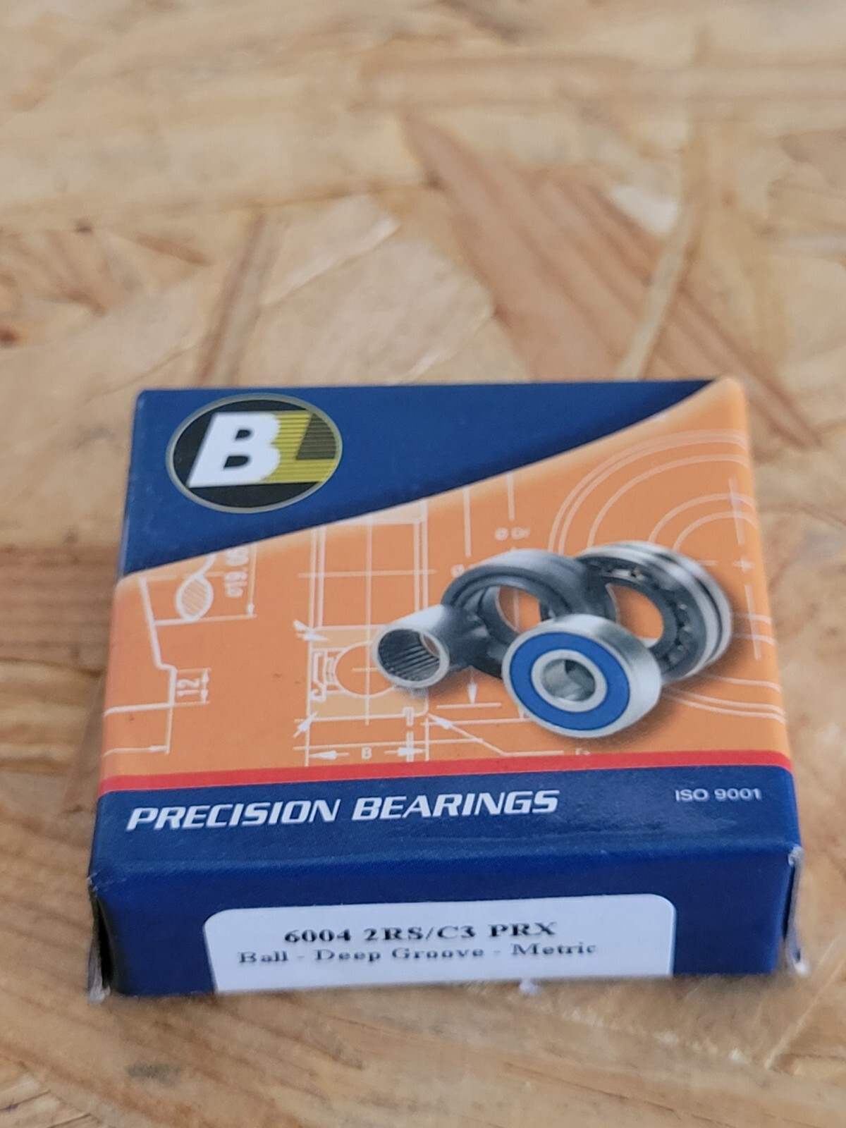 Precision Bearings New Old Stock Ball Deep Groove 6004 2RS/ C3 PRX