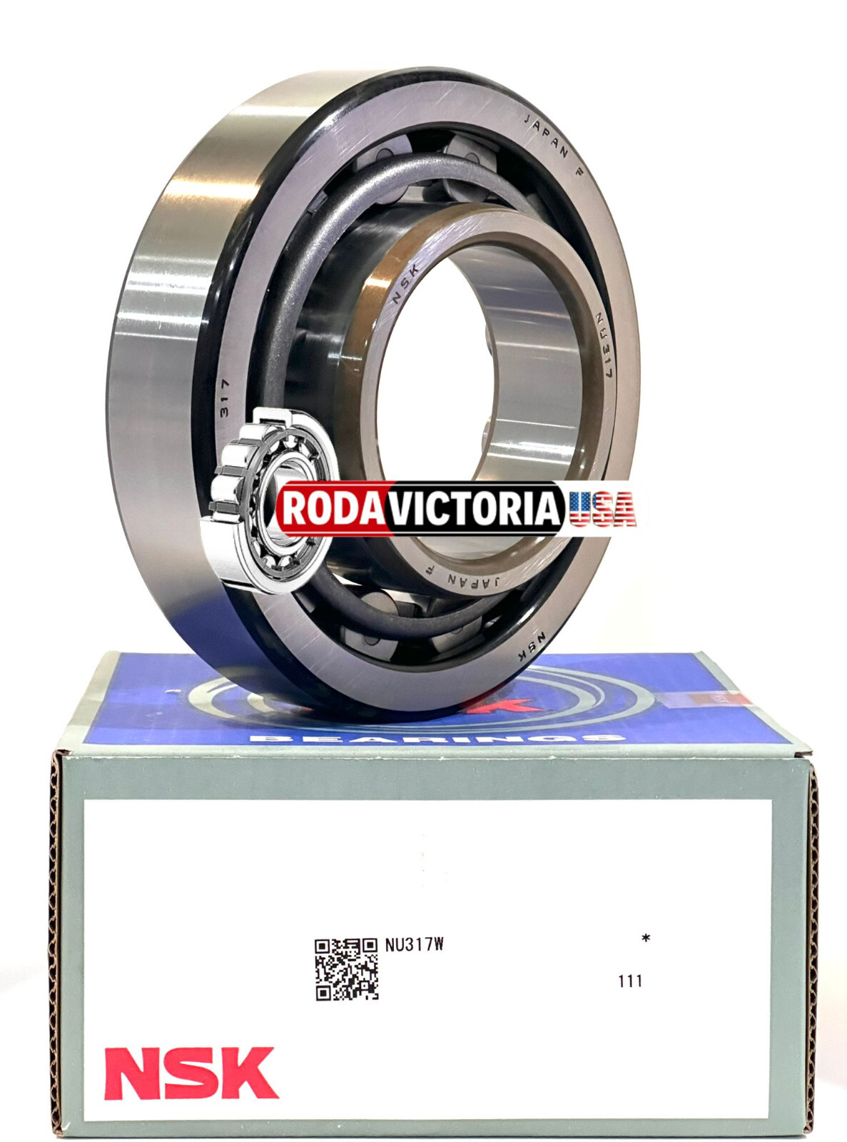 NSK JAPAN NU317W C3 Cylindrical Roller Bearing 85x180x41mm