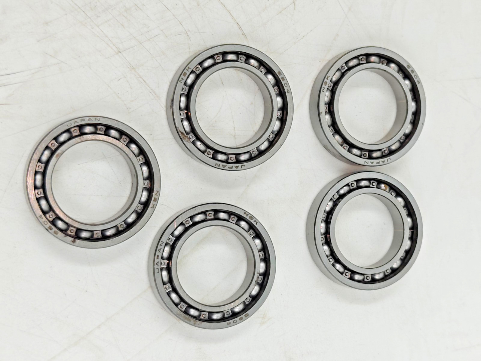 (5Pcs.) 6804 / 61804 NSK Deep Groove Ball Bearing 20x32x7mm Lot Of 5