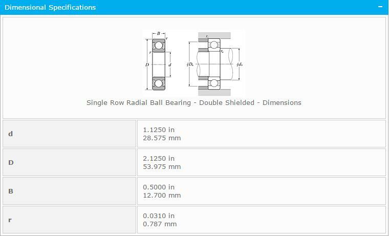 1PC NTN R18ZZ Miniature / Extra Small Ball Bearing 28.575×53.975×12.700mm.