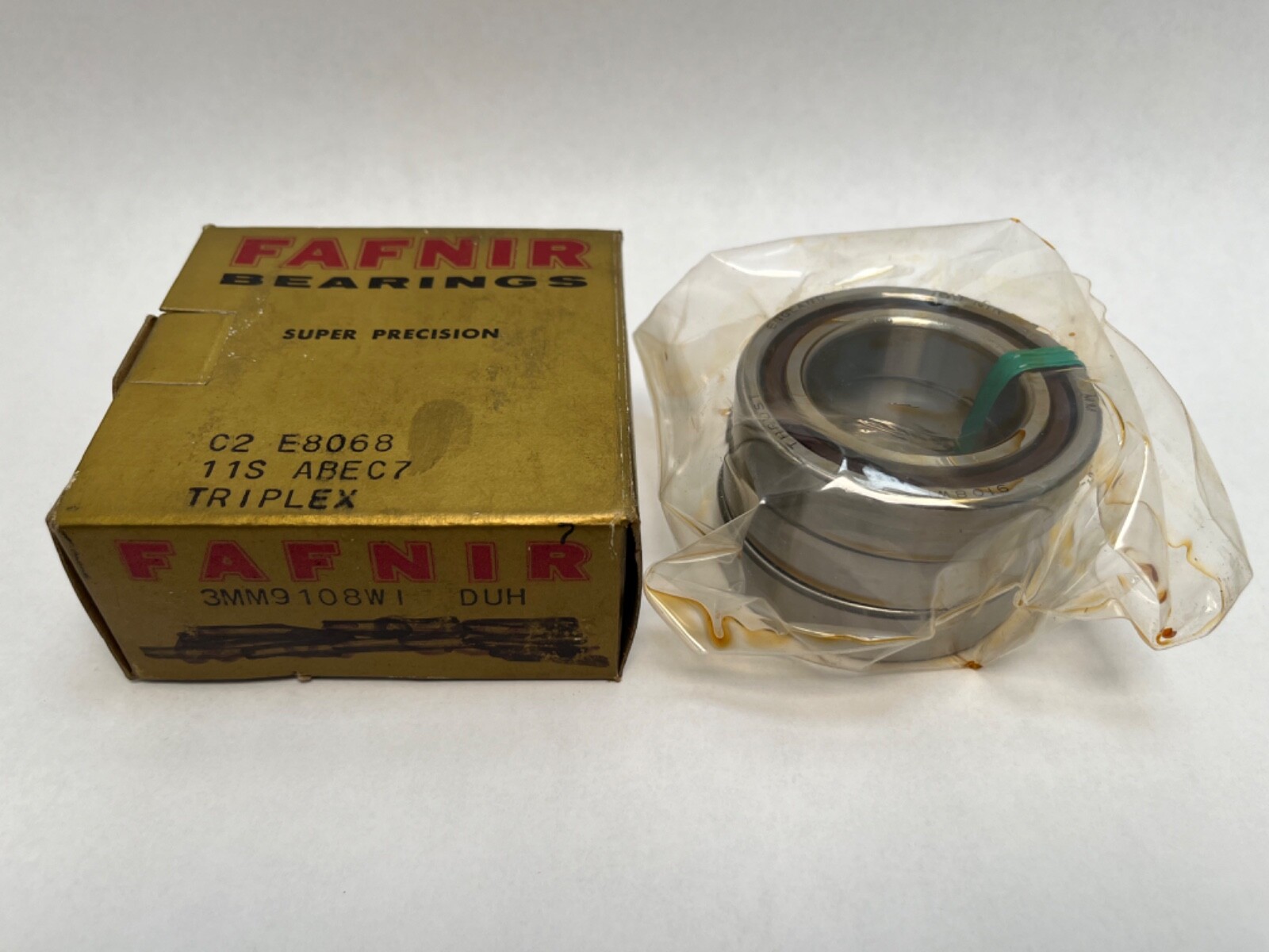 Fafnir 3MM9108WI-TUH Bearing 40x68x15 mm 7008A 7008E 3MM 9108 WI TUH USA 3 Pcs
