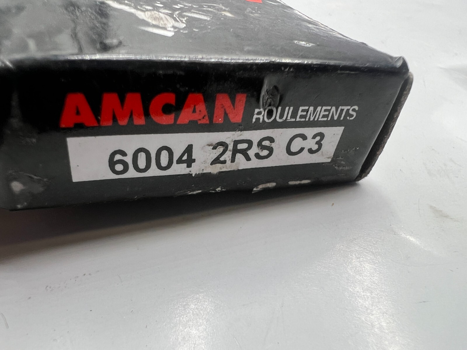 (QTY 3) AMCAN 6004-2RS C3 Rubber Sealed Single Row Ball Bearing