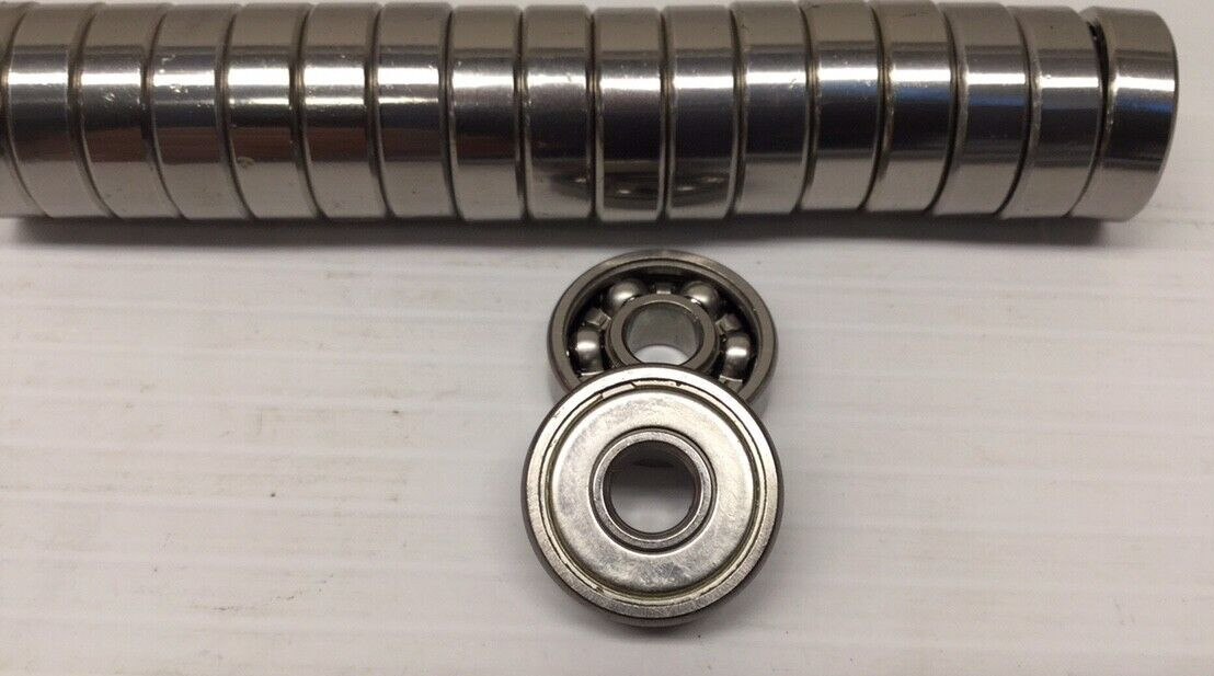 NMB DDR1960ZZR Ball Bearing 6mm Bore 19mm OD 6mm Wide Single Shield (Pack Of 19)