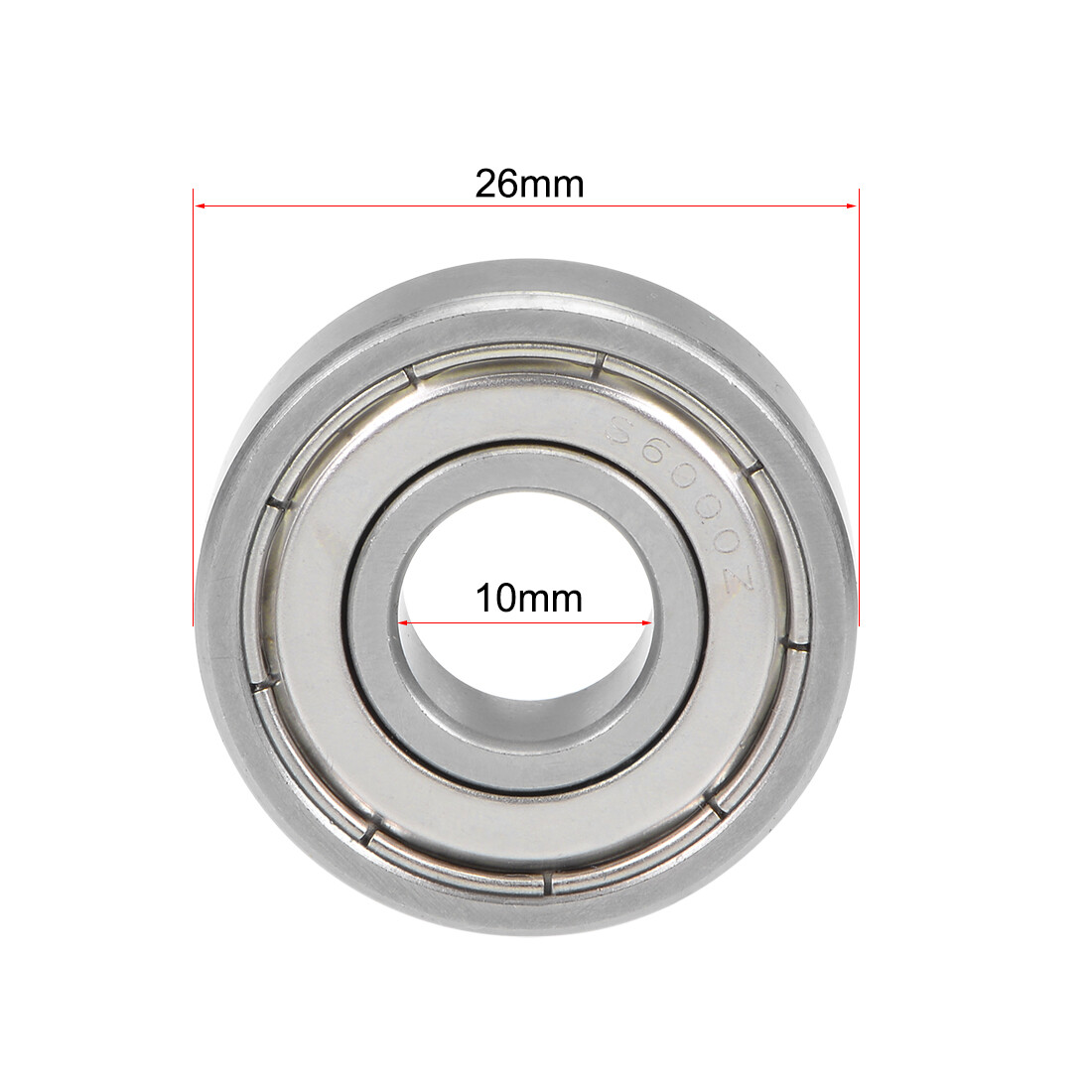 S6000ZZ Stainless Steel Ball Bearing 10x26x8mm Double Shielding 6000Z