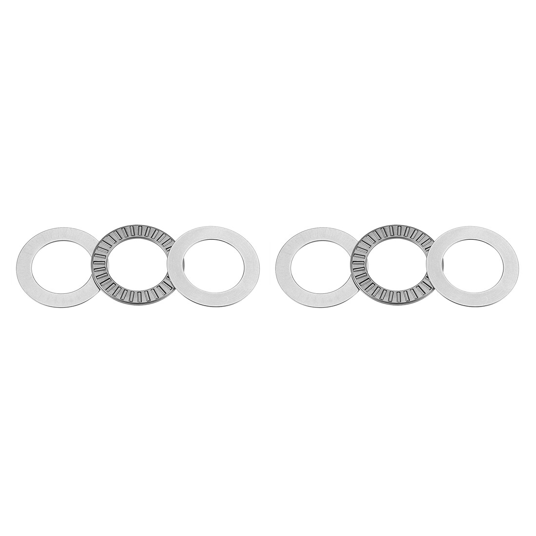 2pcs NTA1828 Thrust Needle Roller Bearings 1-1/8 x 1-47/64 x 5/64-inch w Washer