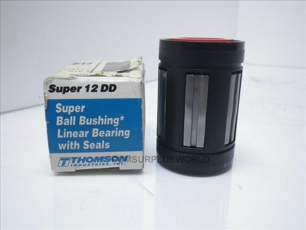 SUPER12-DD Thomson Super Bushed Ball Bearing *Lot Of 2pcs* (New In Box)