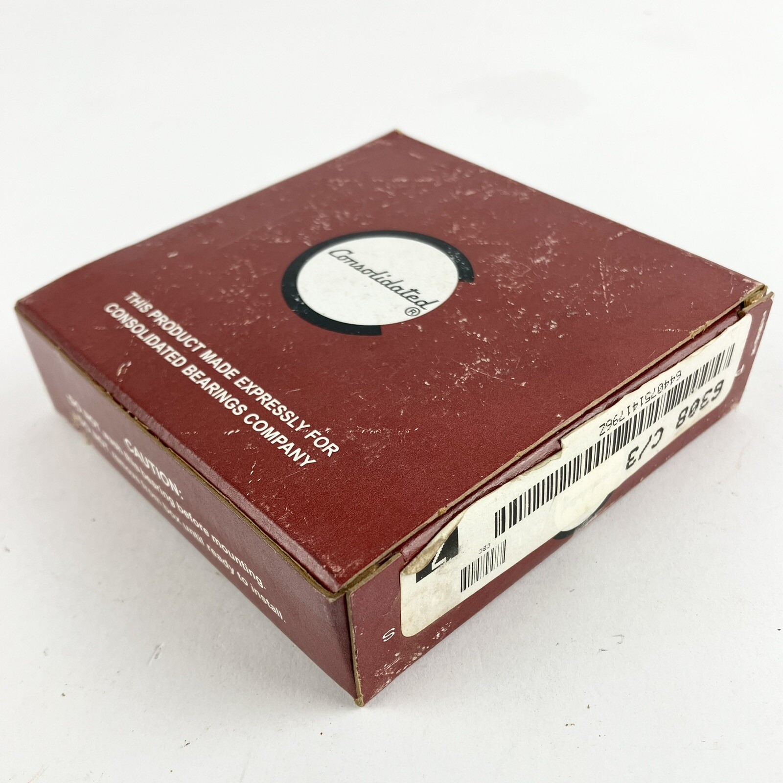 Consolidated Ball Bearing 6308 C/3 Deep Grove Chrome Steel New