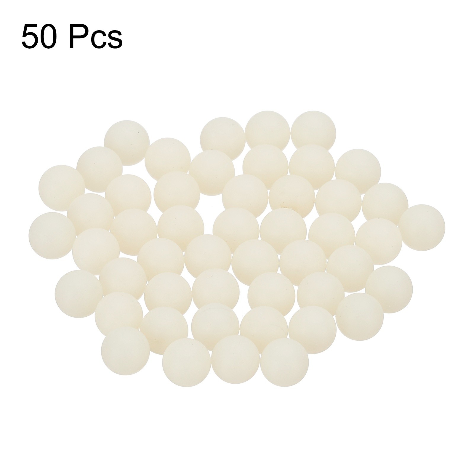 50Pcs Nylon Bearing Balls 9/32″ 7.144mm Polishing Ball, G2 Precision, White
