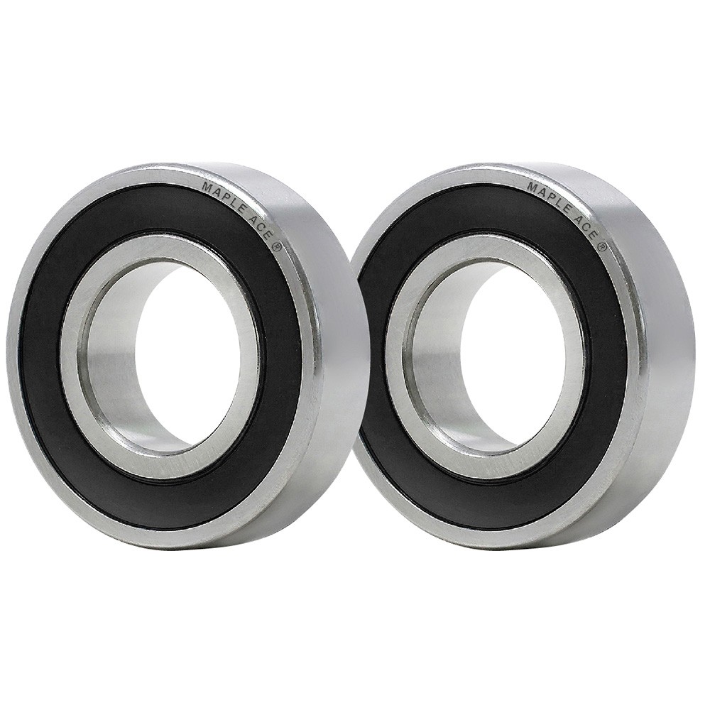 6204-2RS Ball Bearing 20x47x14mm 6204 2RS Rubber Sealed (Qty 2)