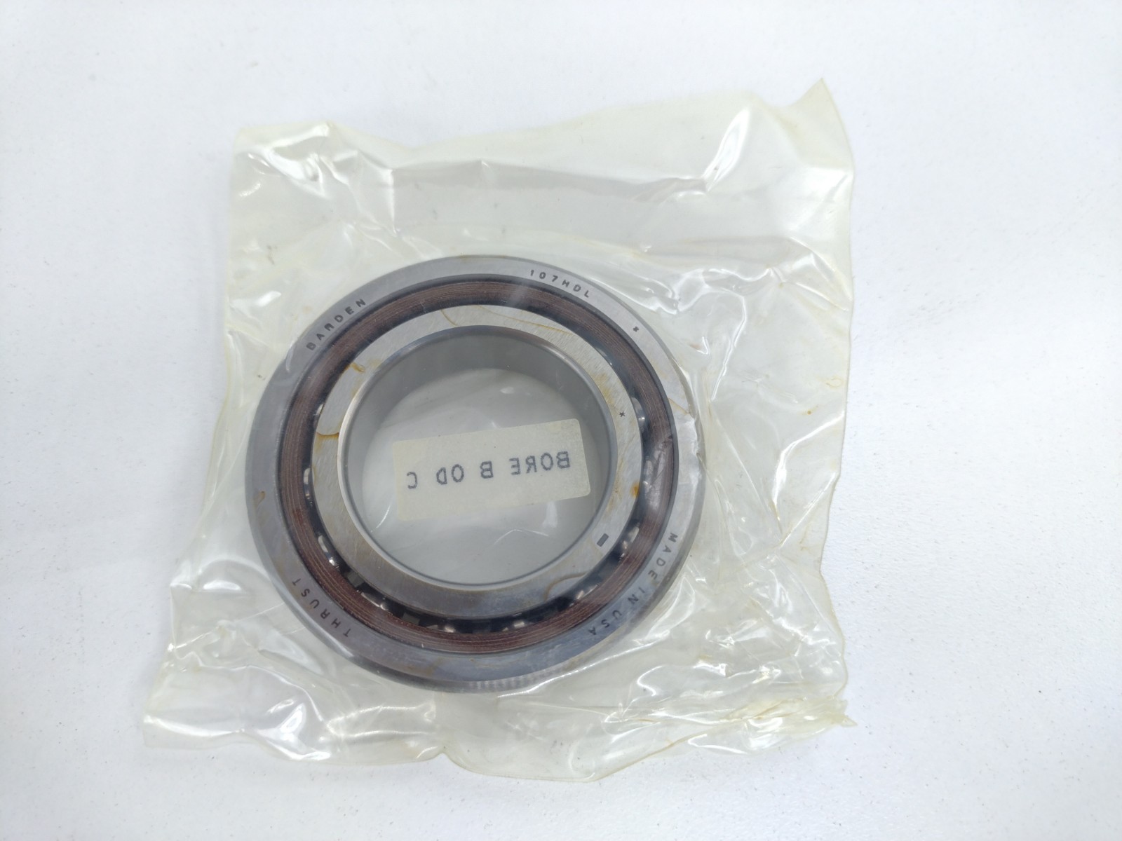 *** Barden 107HDL Angular Contact Bearing 35mm Bore