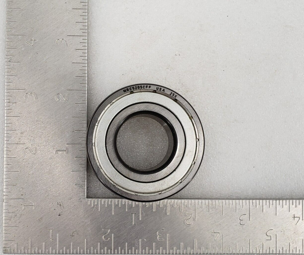 MRC 5205CFF Angular Contact Bearing 25mm ID X 52mm OD X 0.8125in W Lot Of 2
