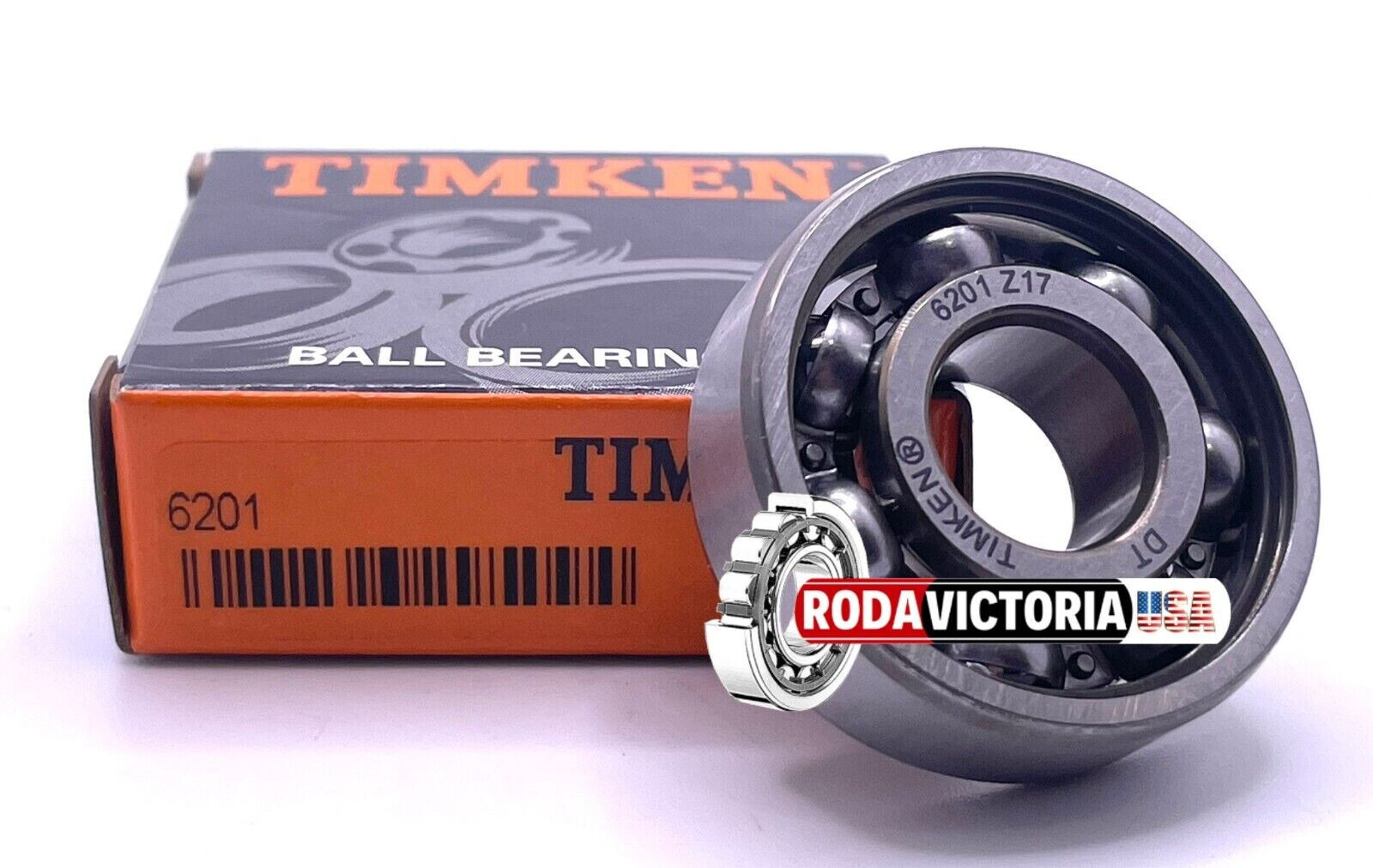 TIMKEN 6201 Deep Groove Ball Bearing OPEN NO SEALS 12x32x10mm