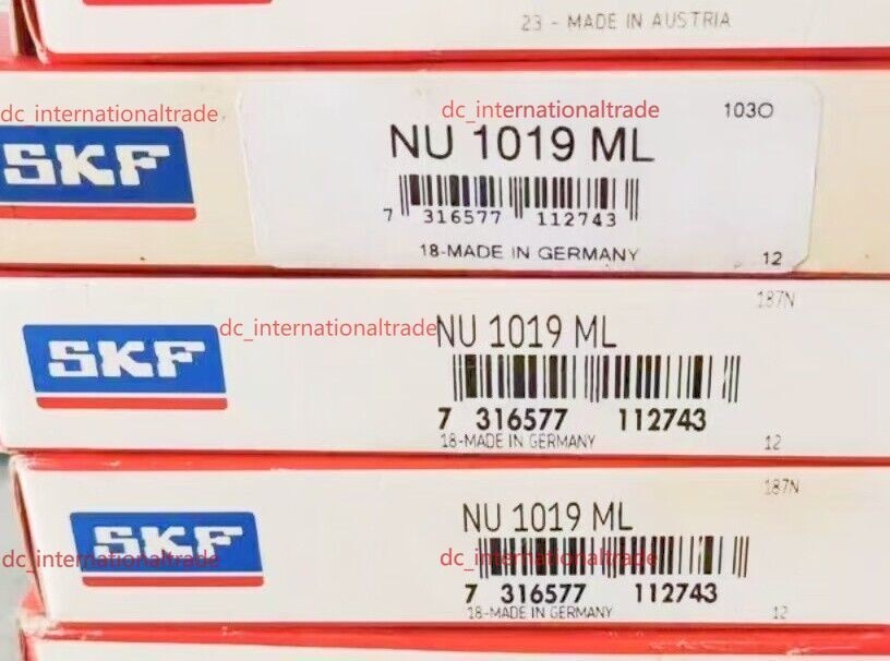 NEW SKF NU 1019 ML cylindrical roller bearing 1PCS