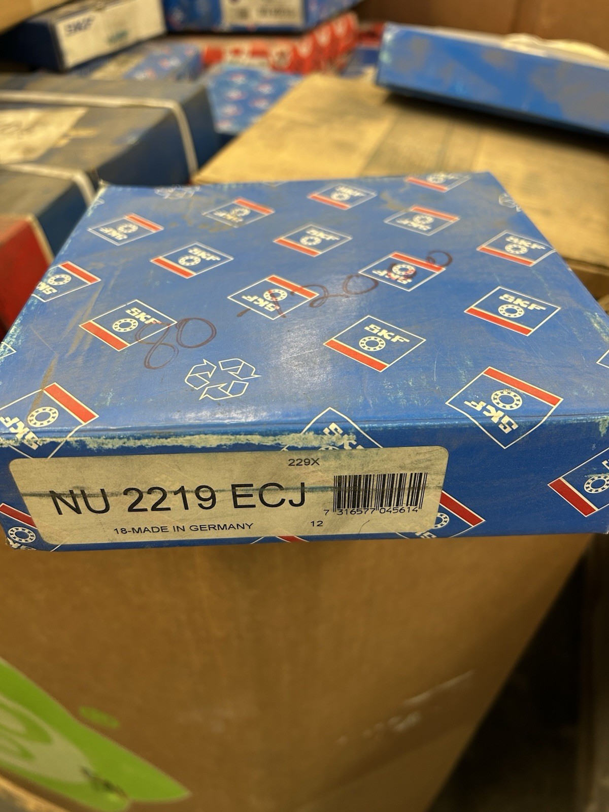 SKF NU 2219 ECJ 95x170x43mm Bearing NU2219ECJ B1